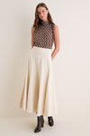 Cocoa Plaid Frederique Sleeveless Blouse