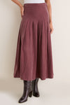 Bitter Chocolate Atelier Pleated Maxi Skirt