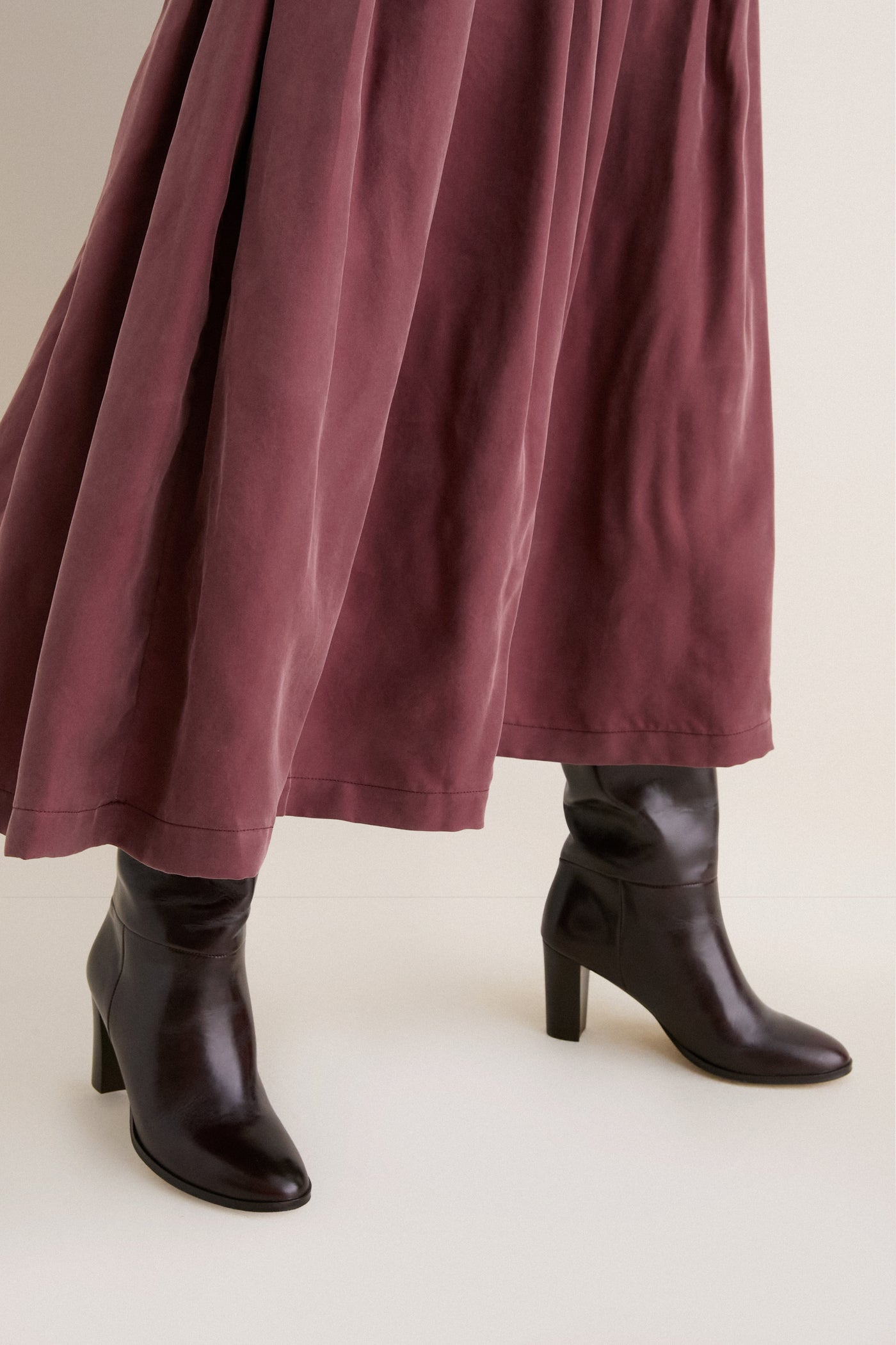 Bitter Chocolate Atelier Pleated Maxi Skirt