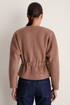 Camel Boucle Atelier Cinch Jacket