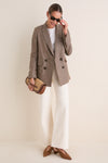 Chamoisee Pinstripe Linen Lee Jacket
