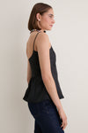 Black Beauty Satin Astor Top