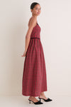 Vivienne Plaid Jour Basque Dress