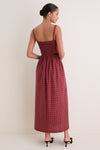 Vivienne Plaid Jour Basque Dress