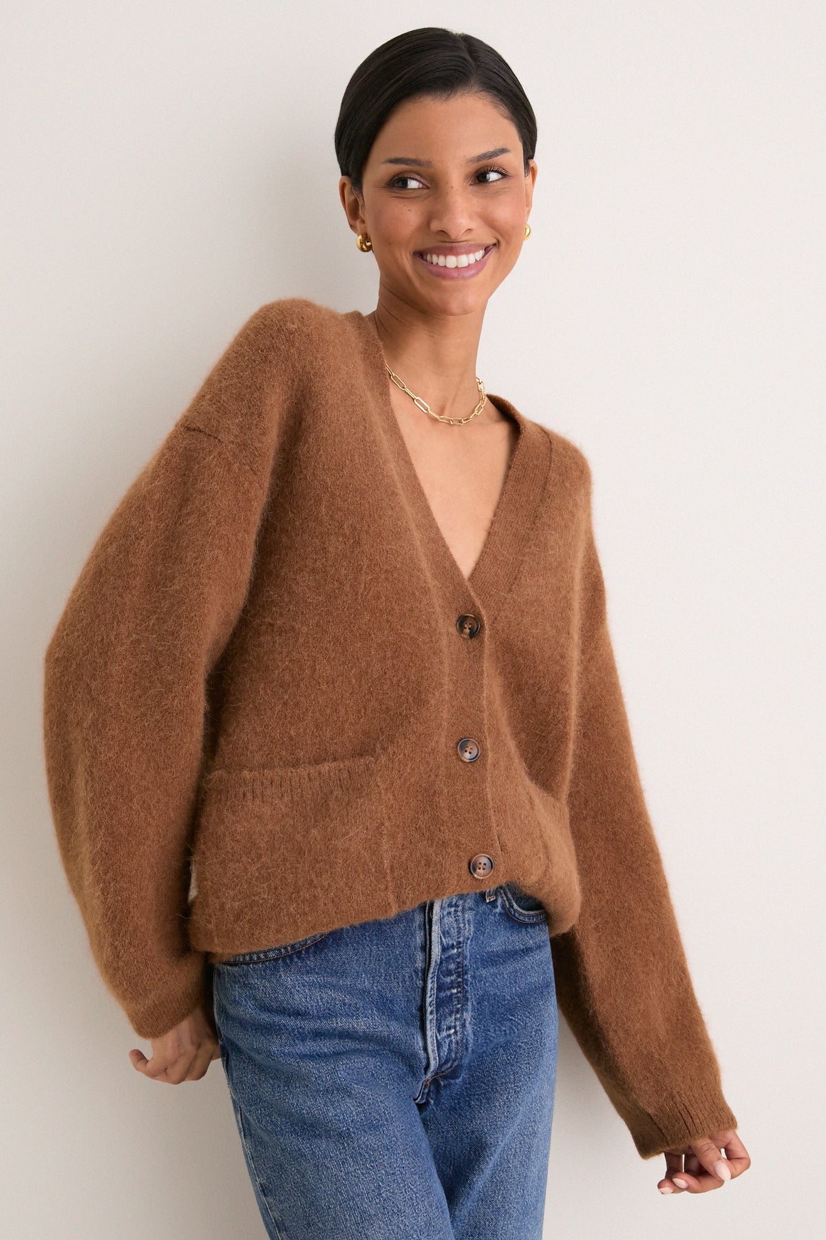 Camel Frankie Cardigan