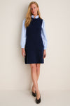 Navy Striped Ella Sweater Dress