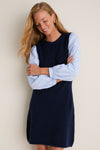 Navy Striped Ella Sweater Dress