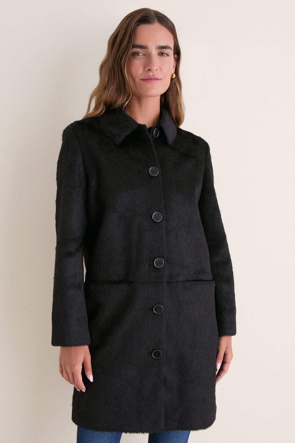 Black Pony Hair Laurence Jacket