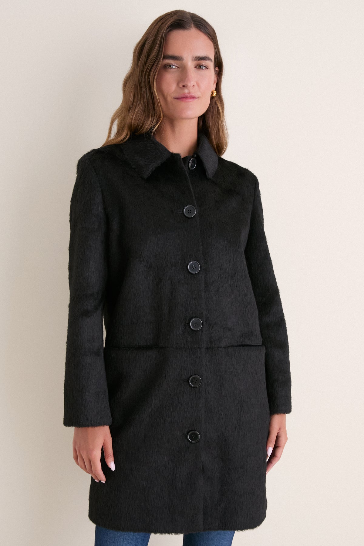 Black Pony Hair Laurence Jacket
