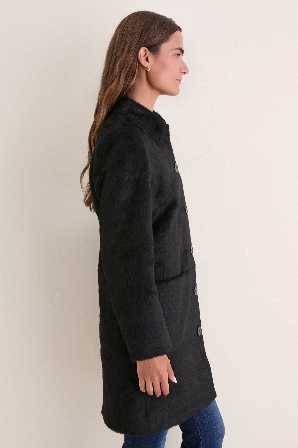 Black Pony Hair Laurence Jacket
