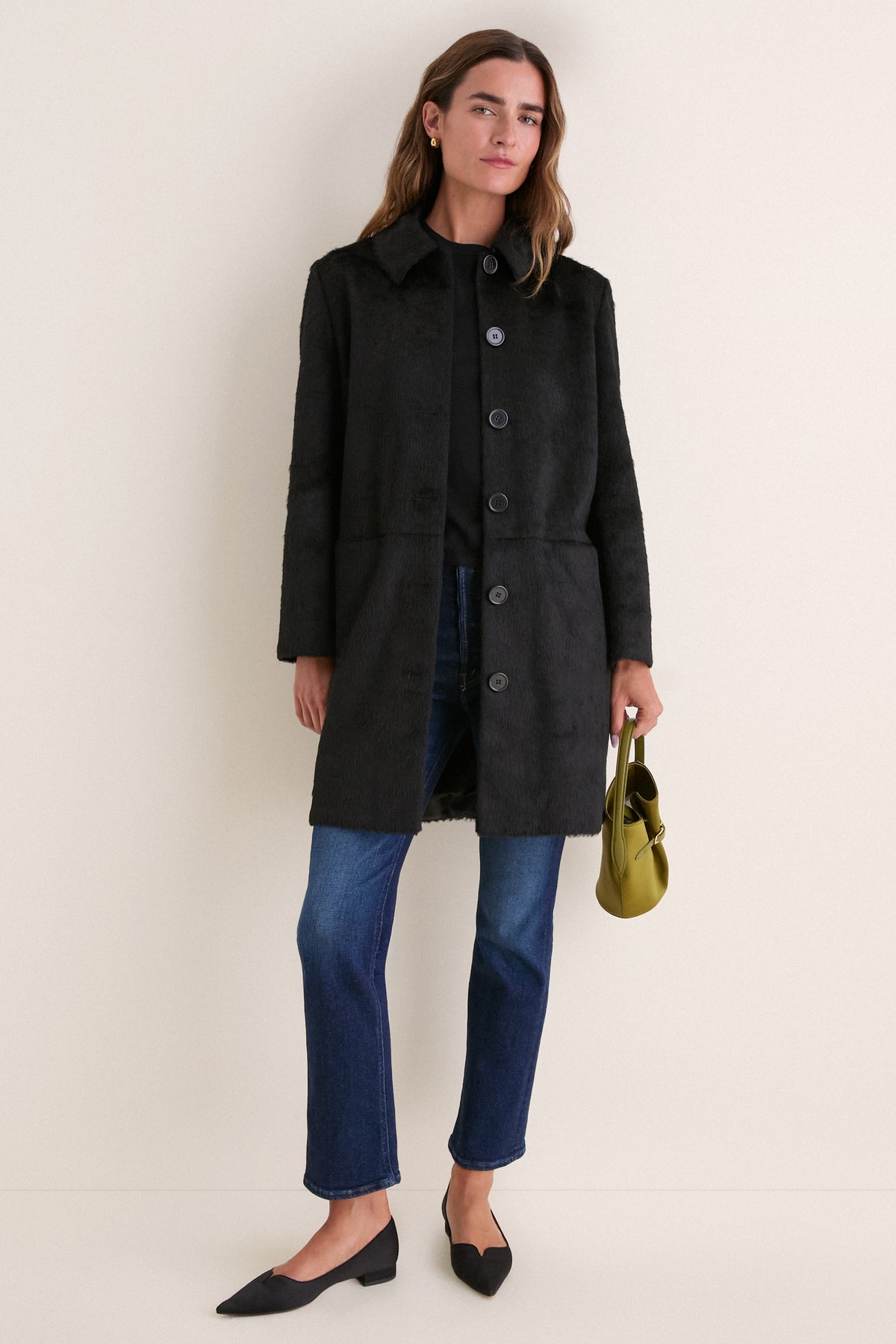 Black Pony Hair Laurence Jacket