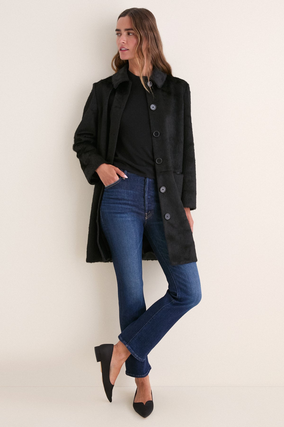 Black Pony Hair Laurence Jacket