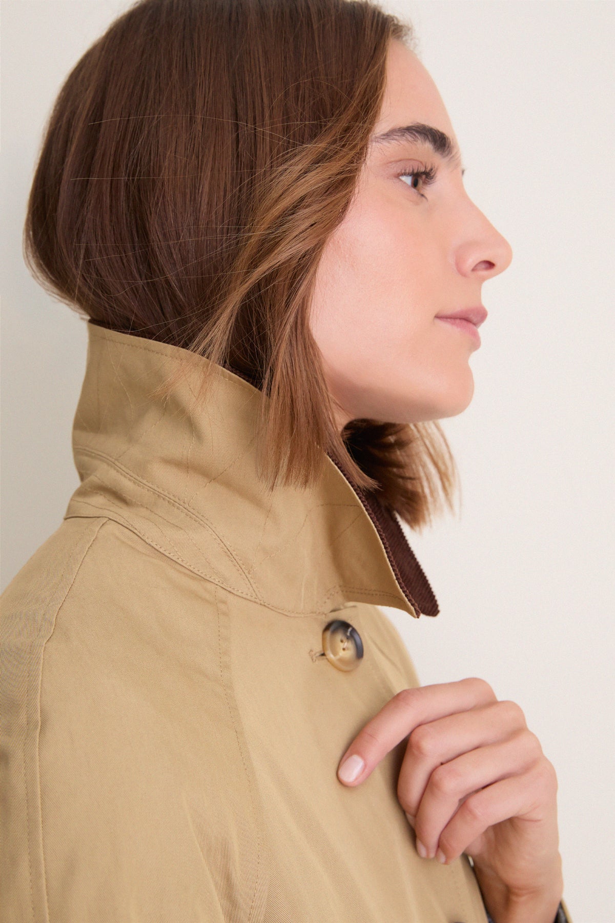 Khaki Long Winston Trench Coat