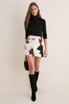 Pinto Pony Hair Meg A-Line Mini Skirt