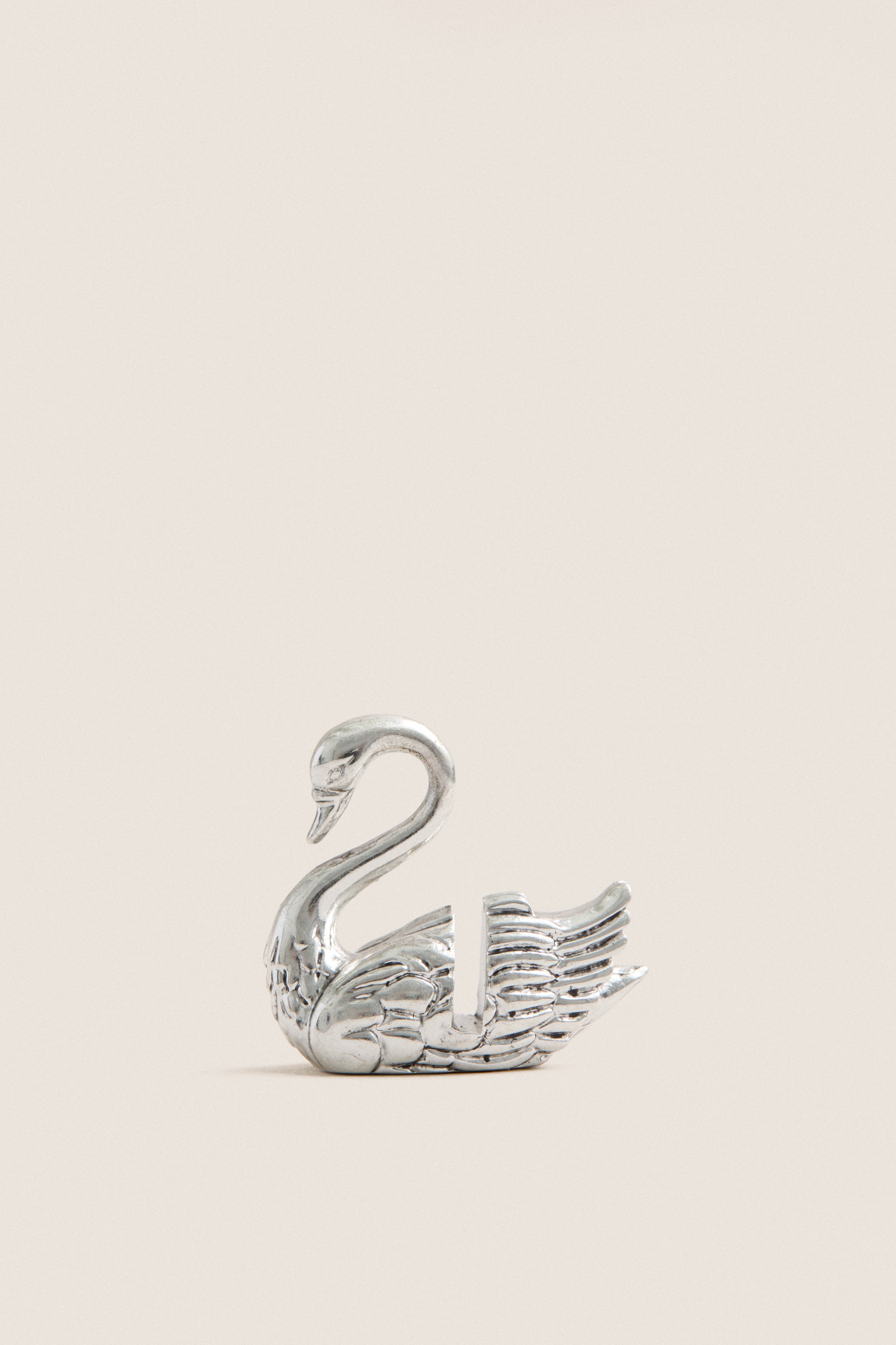 Silver Swan Place Card Holder Set of 4
