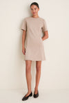 Tan Knit Haverford Mini Dress
