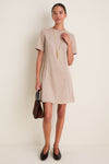 Tan Knit Haverford Mini Dress