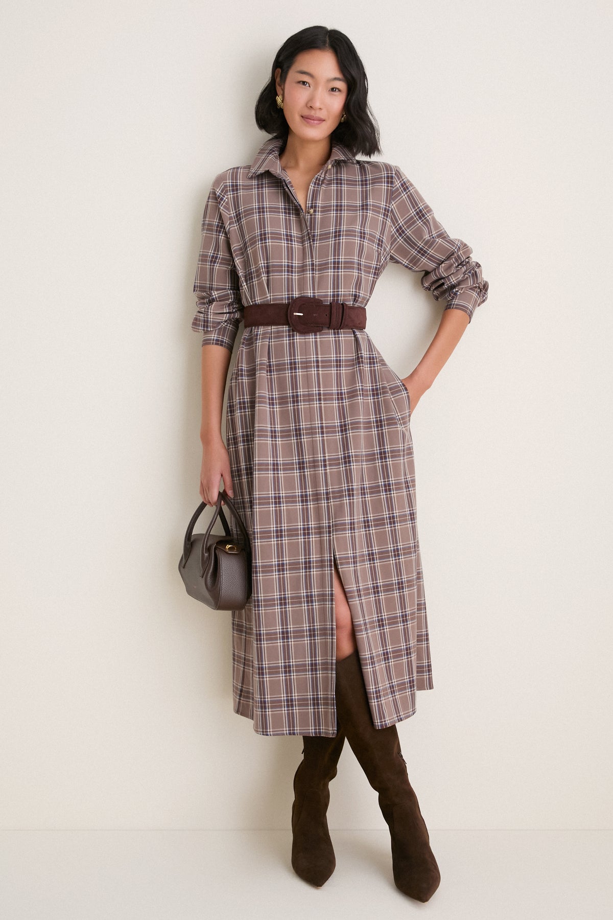 Chelsea Plaid Tara Shirt Dress