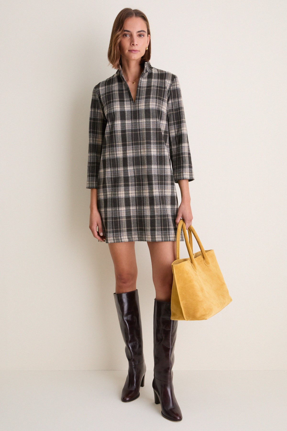 Scholarly Plaid Clifton Dress