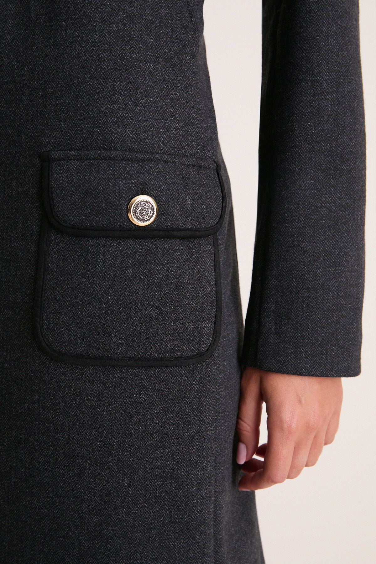 Charcoal Merrill Mini Dress