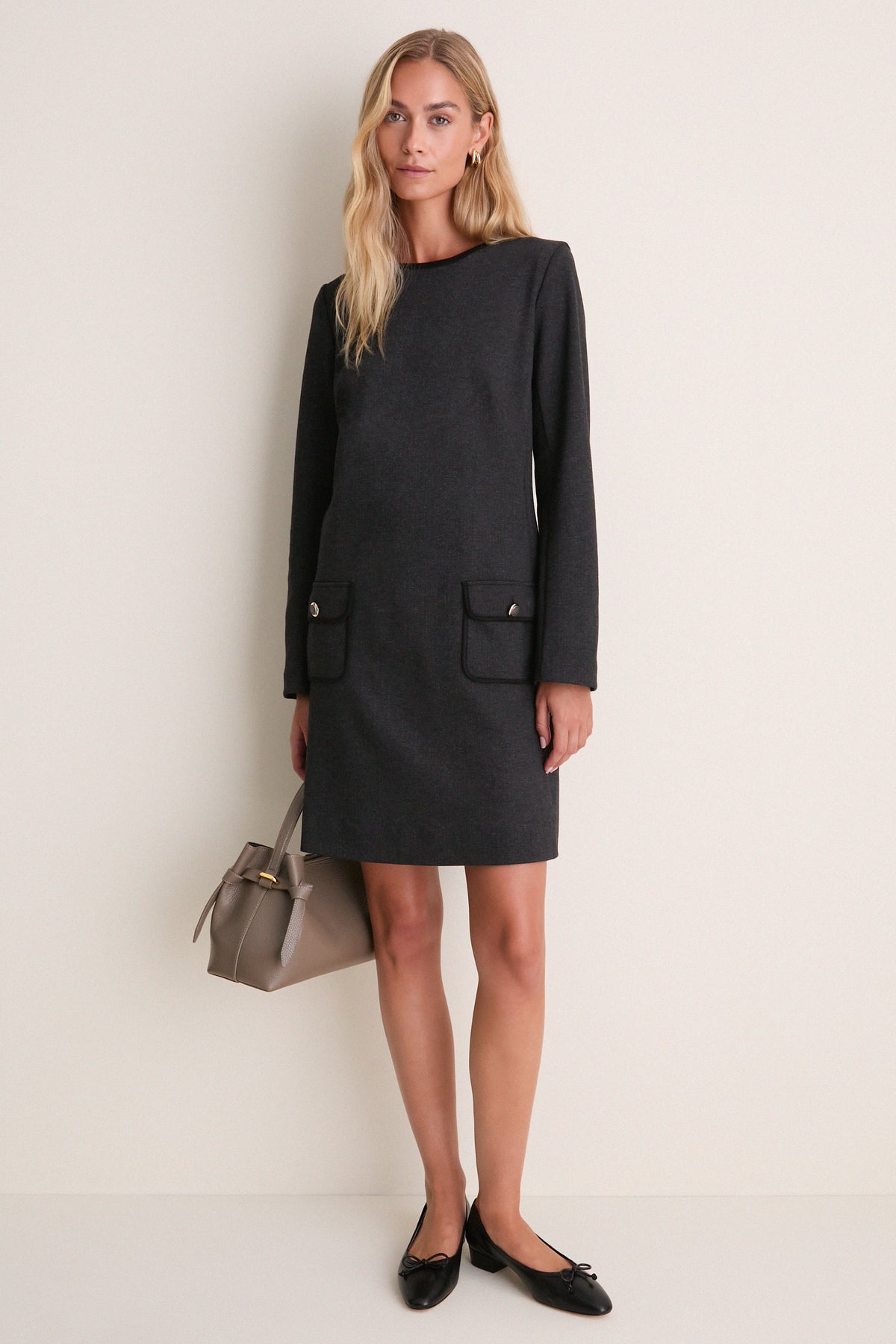 Charcoal Merrill Mini Dress