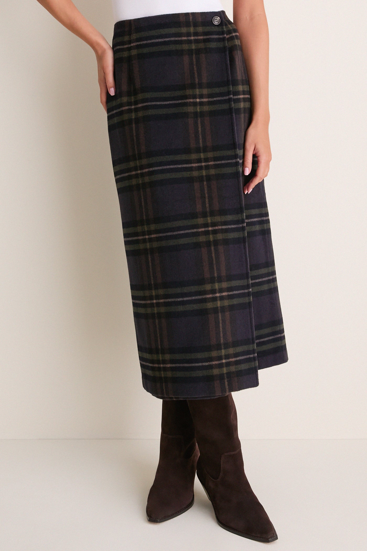 Bradford Plaid Taylor Skirt