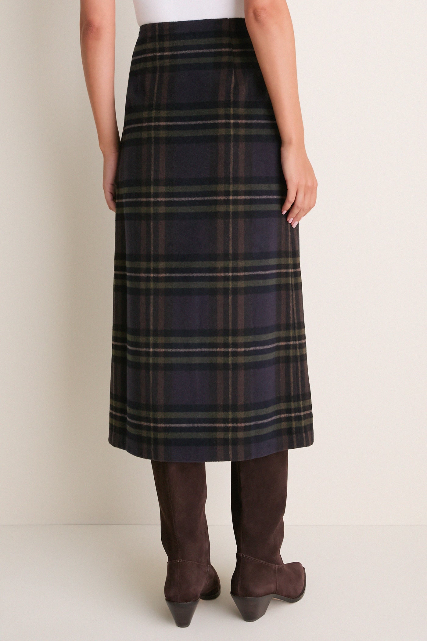 Bradford Plaid Taylor Skirt