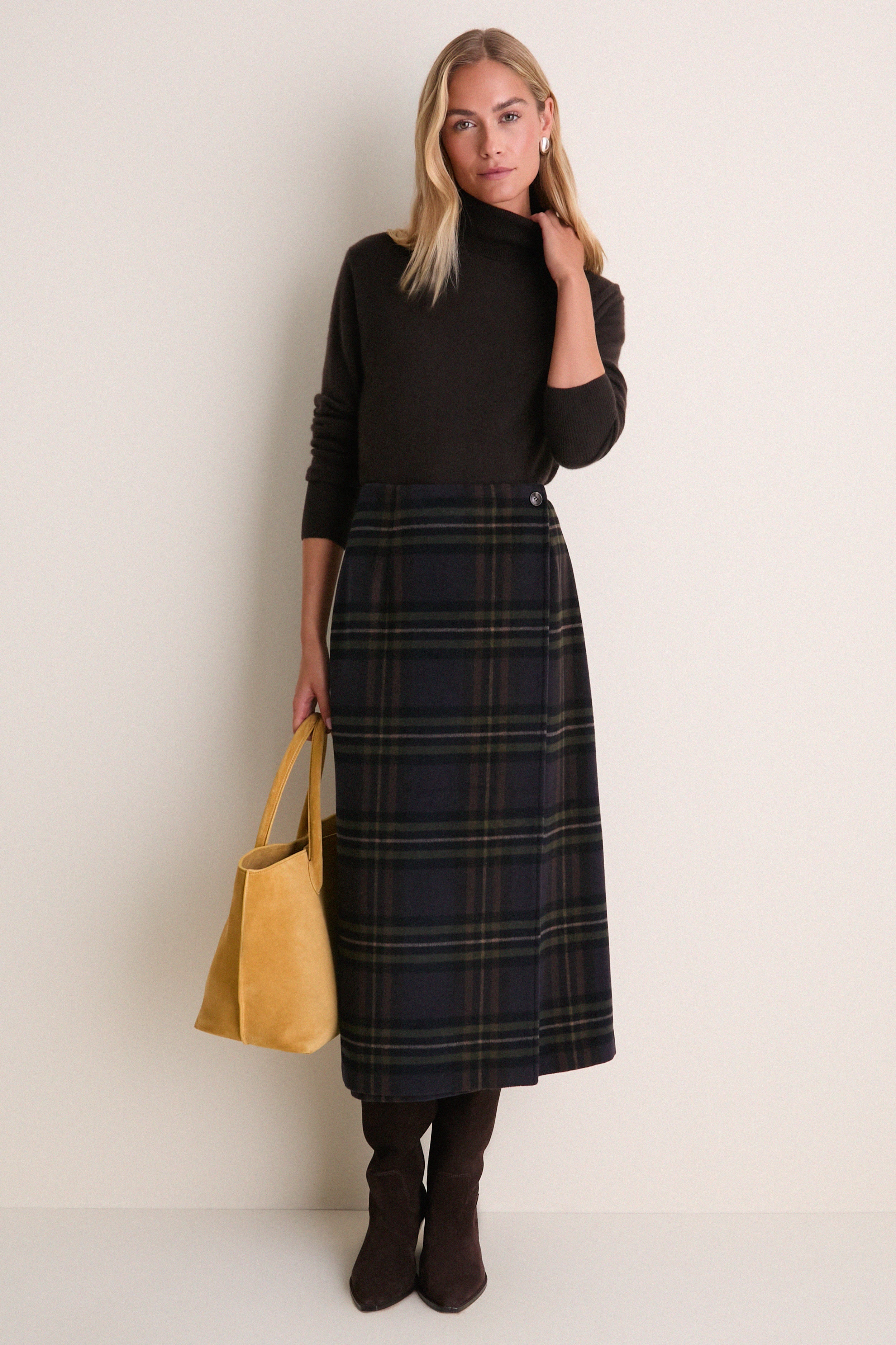 Bradford Plaid Taylor Skirt
