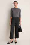 Black Marlene Wide Leg Pants
