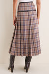 Middleburg Plaid Middleton Buckle Midi Skirt