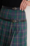 Prep School Plaid Middleton Buckle Mini Skirt