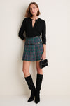 Prep School Plaid Middleton Buckle Mini Skirt