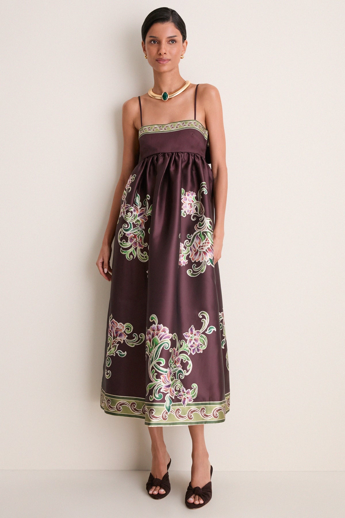 Plum Josie Midi Dress