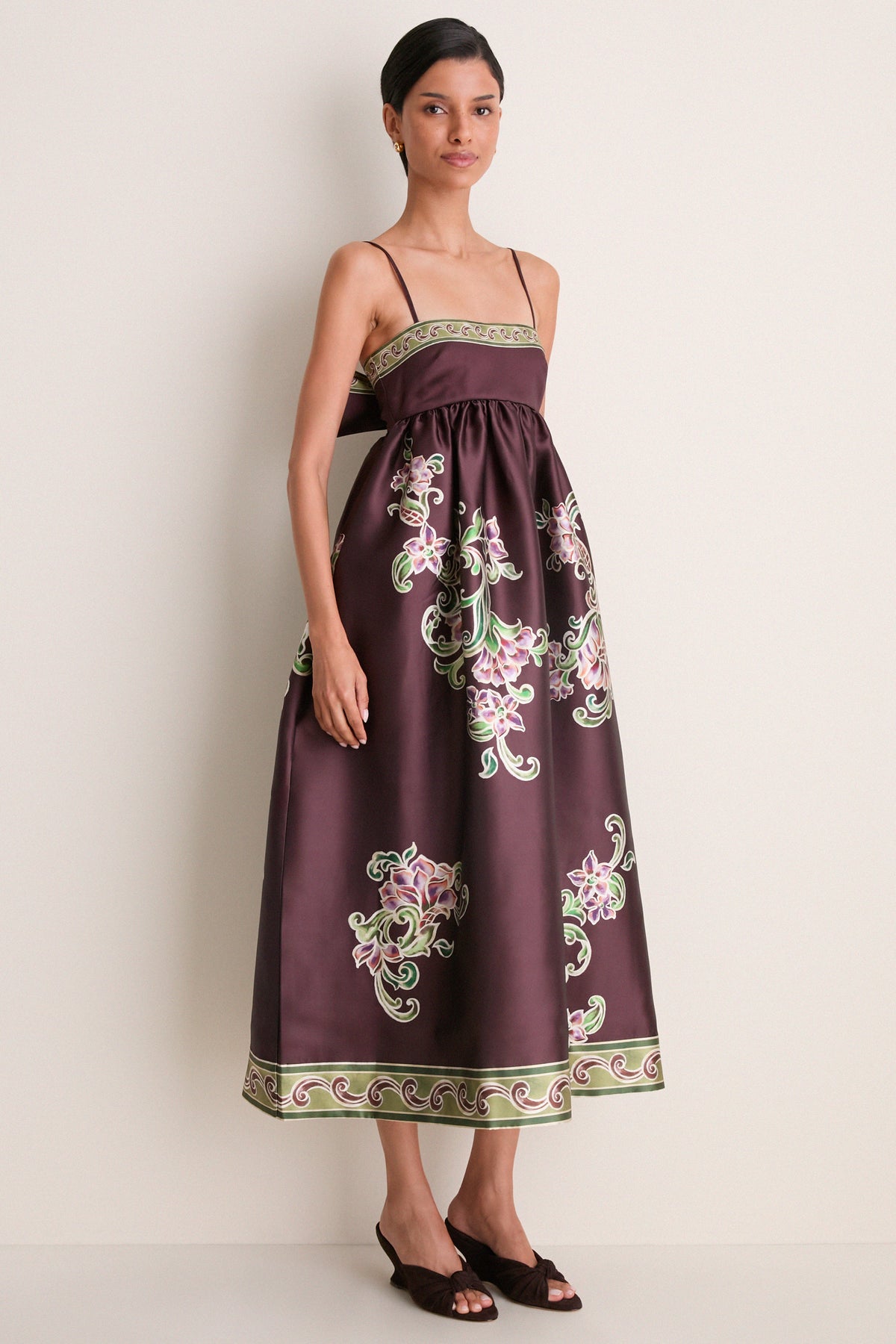Plum Josie Midi Dress