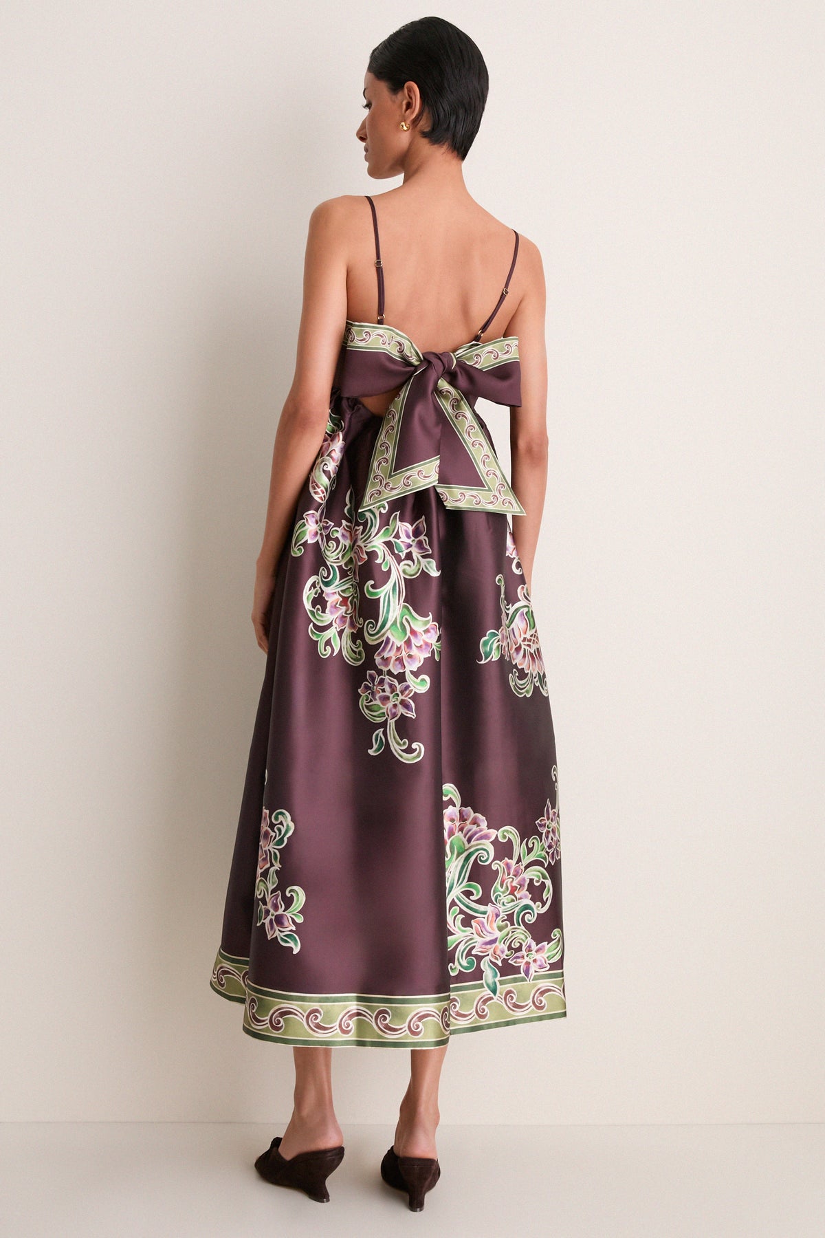 Plum Josie Midi Dress