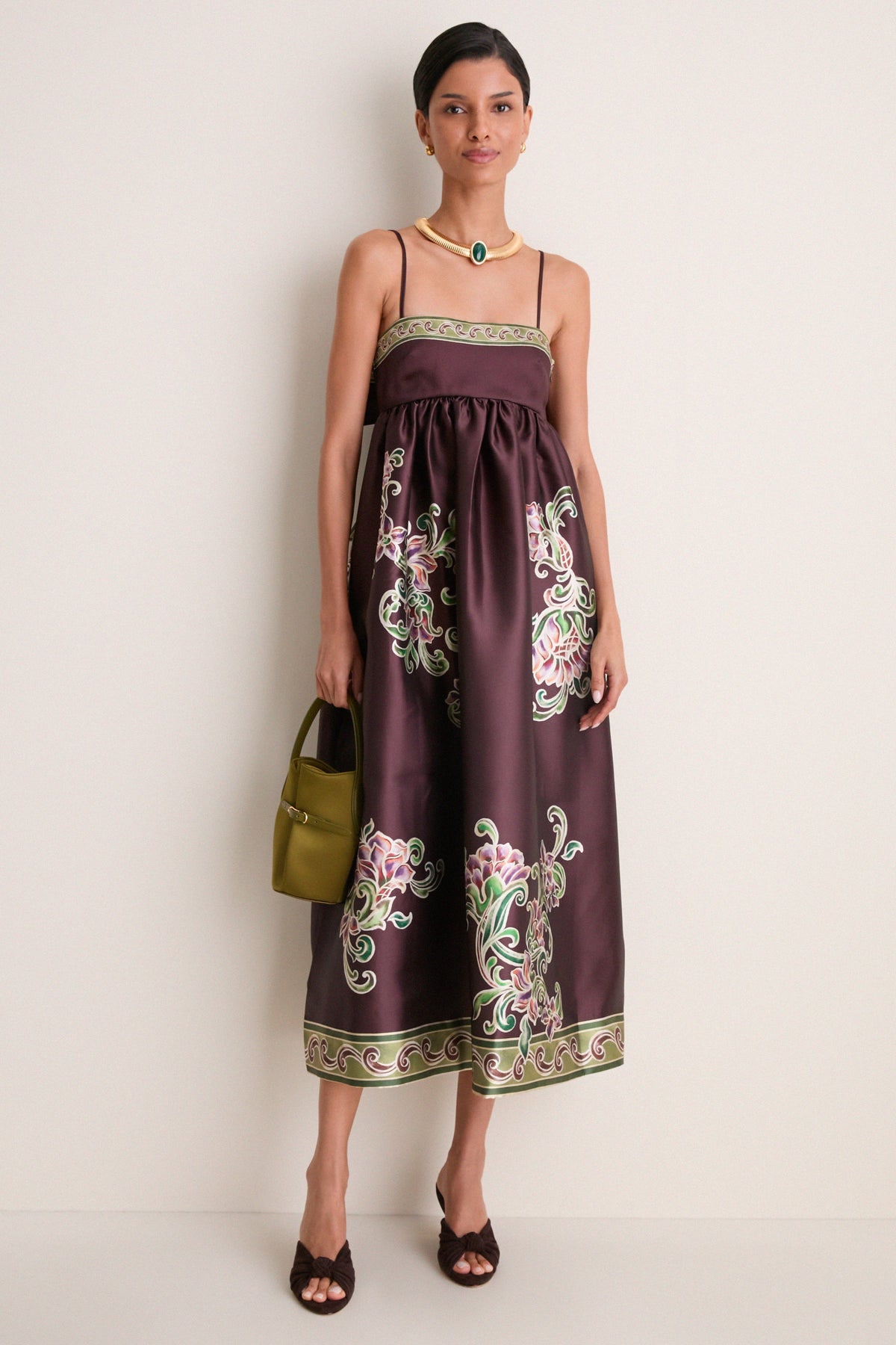 Plum Josie Midi Dress