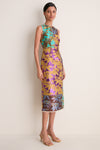 Multi Bodie Jacquard Midi Gown