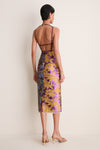 Multi Bodie Jacquard Midi Gown