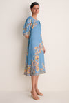 Sky Blue Joan Midi Dress