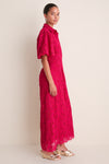 Red Bud Eyelet Delaney Dress