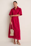 Red Bud Eyelet Delaney Dress