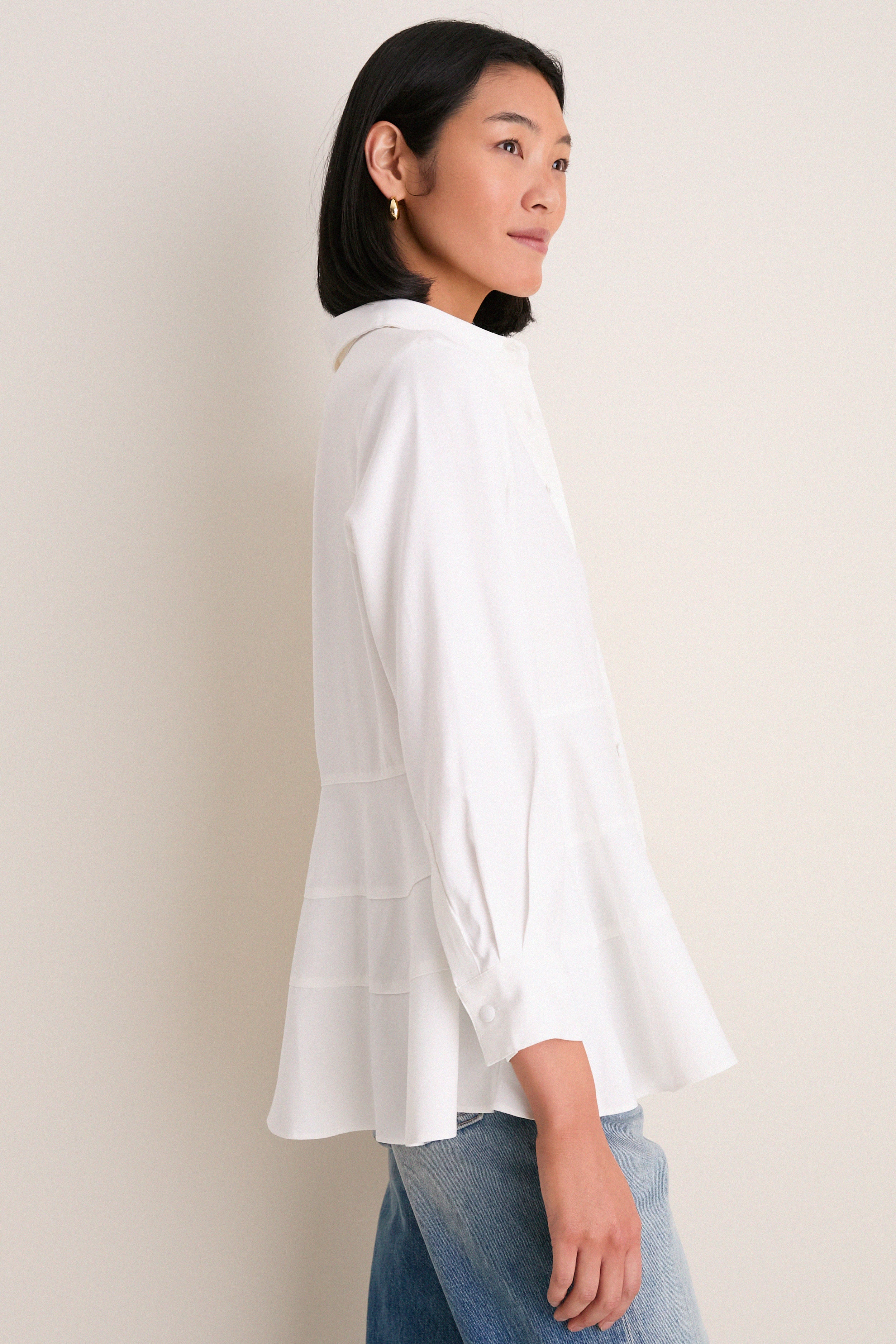 White Ashlen Blouse | Pomander Place