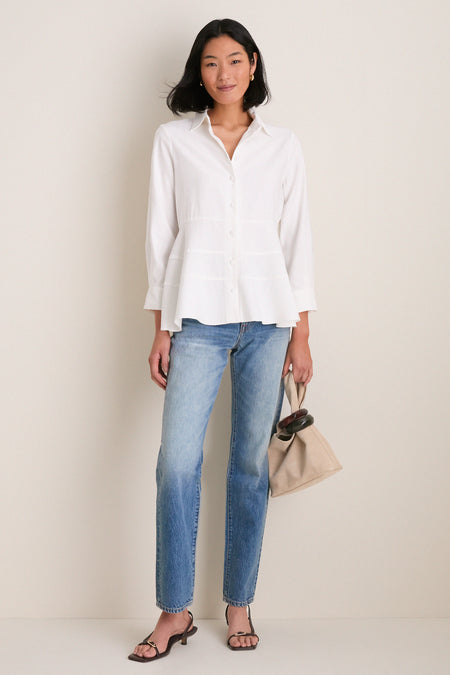 White Ashlen Blouse