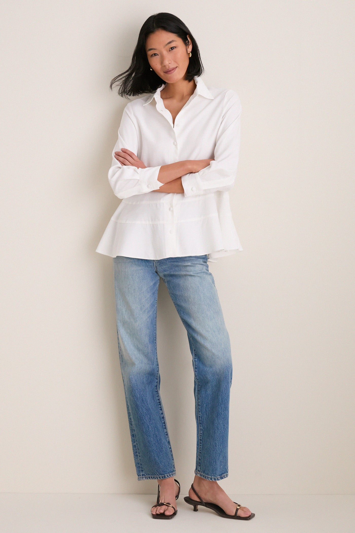 White Ashlen Blouse