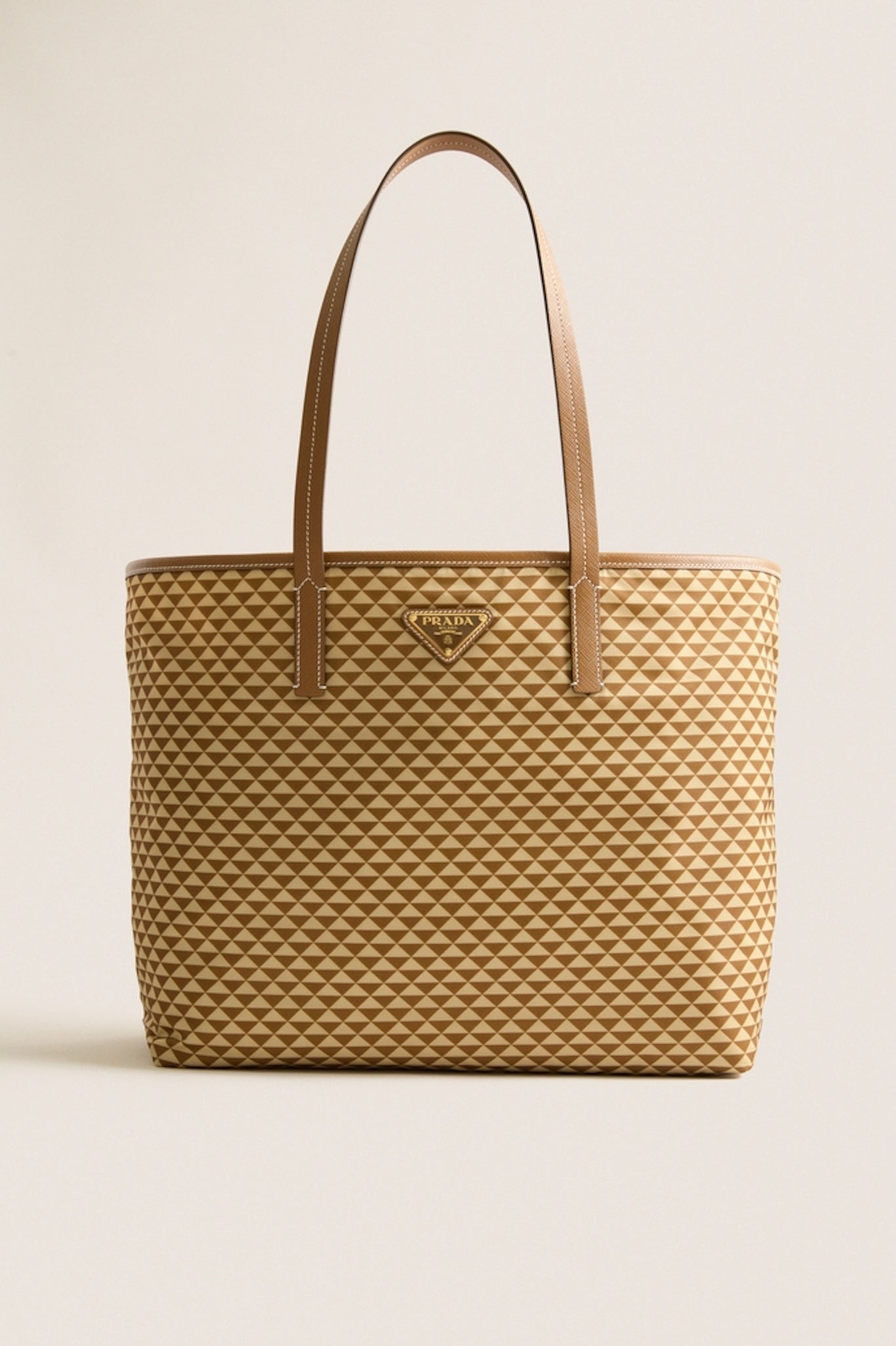 PRADA Brown Tessuto Tote Bag