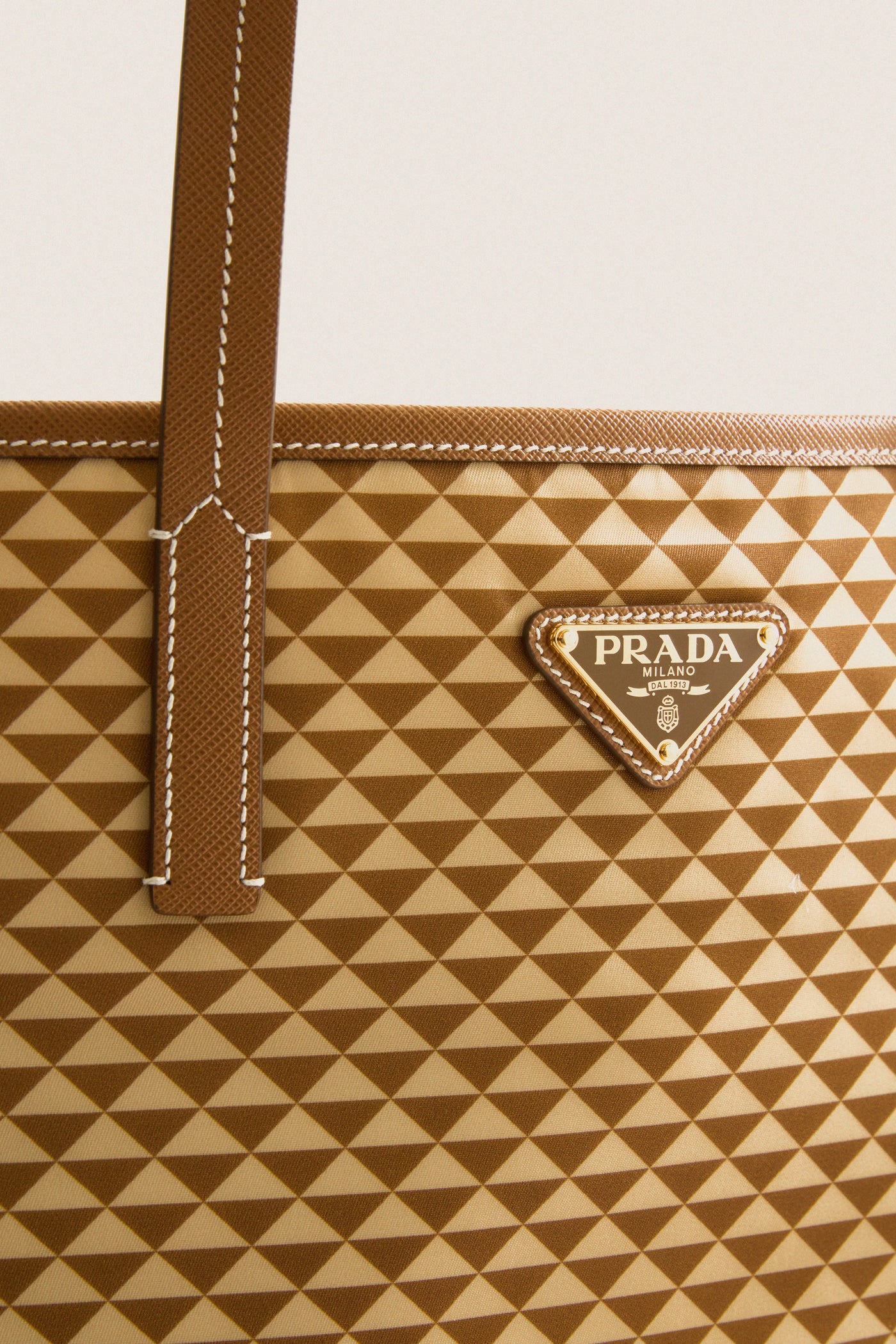 PRADA Brown Tessuto Tote Bag