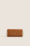 PRADA Brown Shoulder Wallet