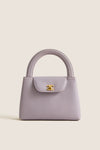 CHANEL Purple Coco Mark Handbag