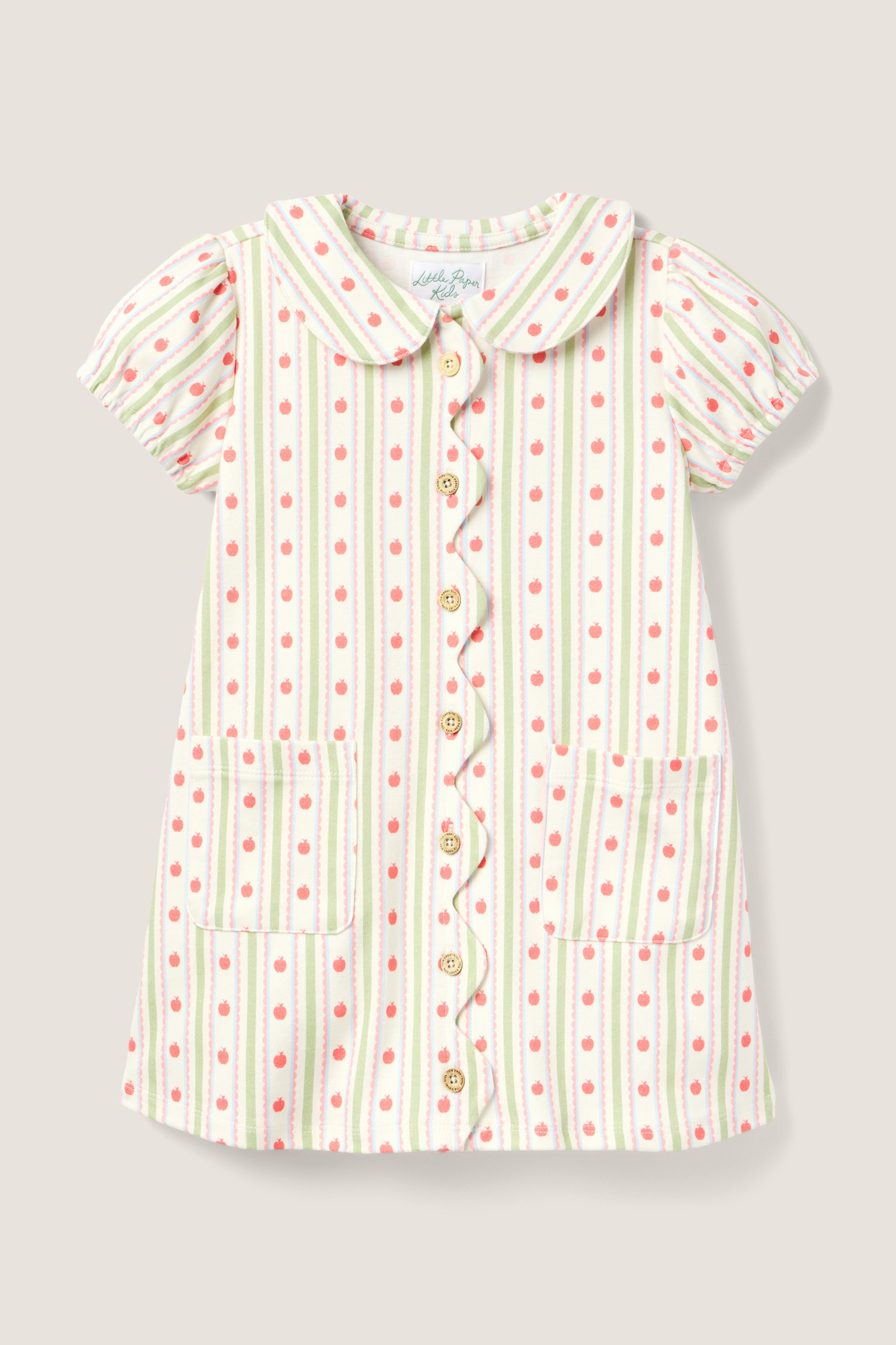 Apple Print Maeva Dress
