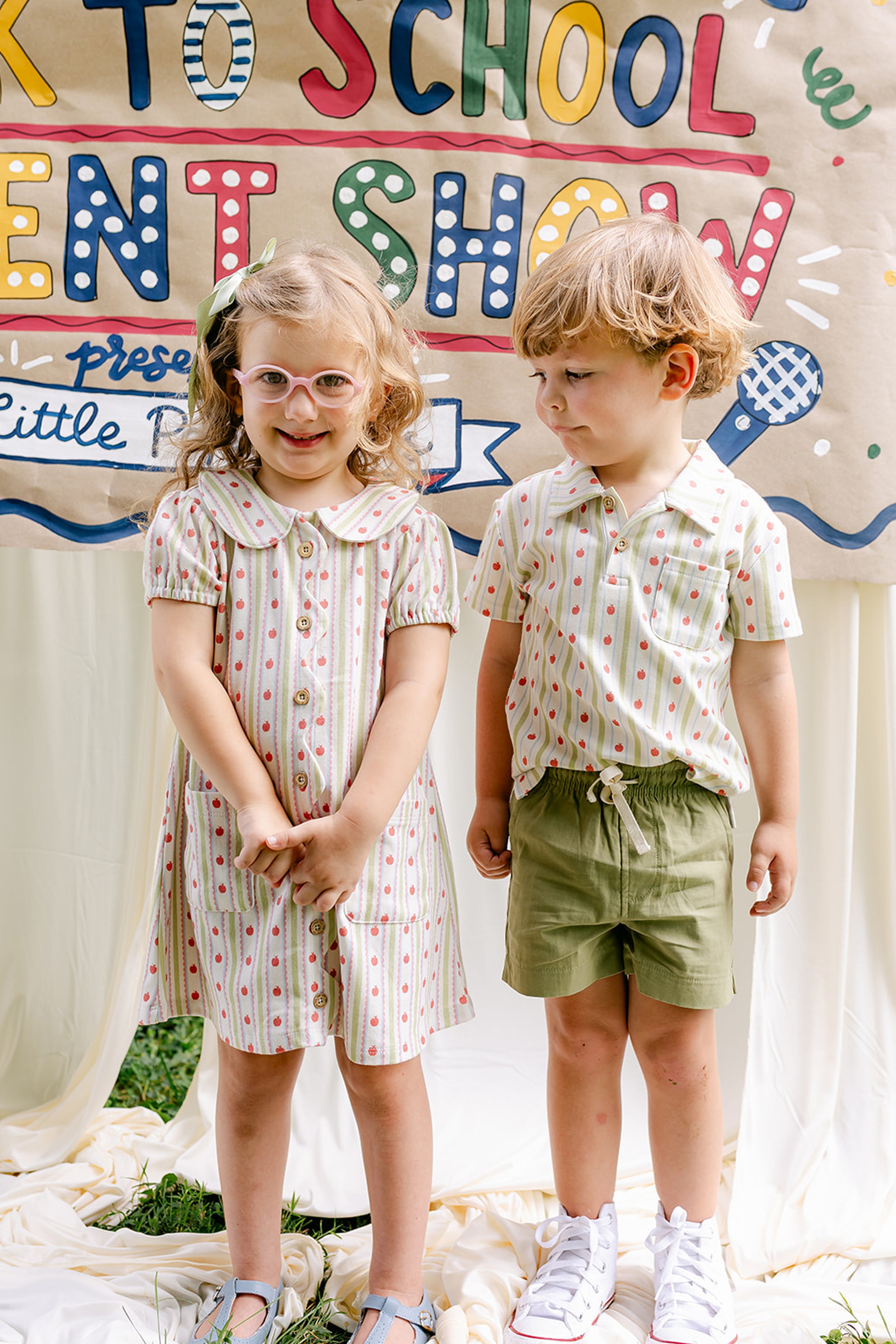 Apple Print Maeva Dress